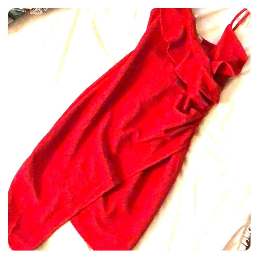 Red sexy dress